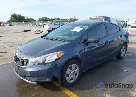 2016 Kia Forte Lx z USA, uszkodzony, nr VIN KNAFK4A60G5578060